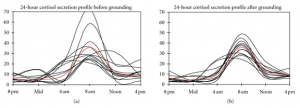 earthing-cortisol-results