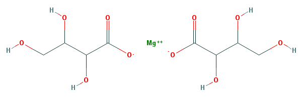 magnesium L-threonate molecule