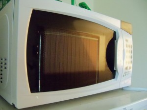 A microwave you would find in many peoples homes Are Microwaves Dangerous?