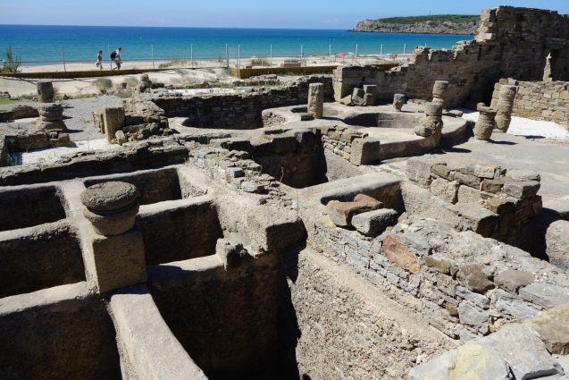 Roman garum salt pits